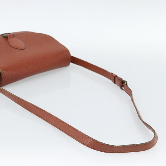 LOUIS VUITTON Epi Saint Cloud GM Shoulder Bag Brown M52193 LV Auth ep15008