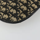 Christian Dior Trotter Canvas Shoulder Bag Navy Gold Auth ep15009-15