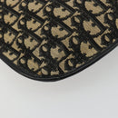 Christian Dior Trotter Canvas Shoulder Bag Navy Gold Auth ep15009-17