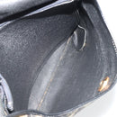 Christian Dior Trotter Canvas Shoulder Bag Navy Gold Auth ep15009-11