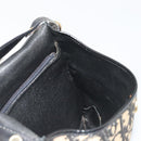 Christian Dior Trotter Canvas Shoulder Bag Navy Gold Auth ep15009-19