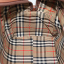 Burberry Handtas Leer Bruin Goud Auth ep15010-18
