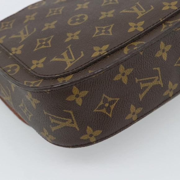 LOUIS VUITTON Monogram Saint Cloud GM Schoudertas M51242 LV Auth ep15015