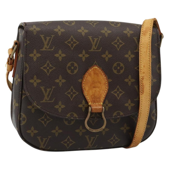 LOUIS VUITTON Monogram Saint Cloud GM Schoudertas M51242 LV Auth ep15015