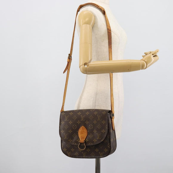 LOUIS VUITTON Monogram Saint Cloud GM Schoudertas M51242 LV Auth ep15015