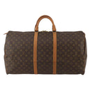 LOUIS VUITTON Monogram Keepall 60 Boston Bag M41422 LV Auth ep15018A-13