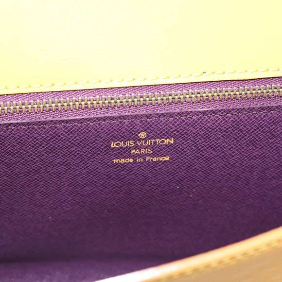 LOUIS VUITTON Epi Arsch Shoulder Bag Yellow M52579 LV Auth ep15019A