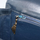 GUCCI Micro GG Canvas Shoulder Bag Navy Gold Auth ep15021A-21
