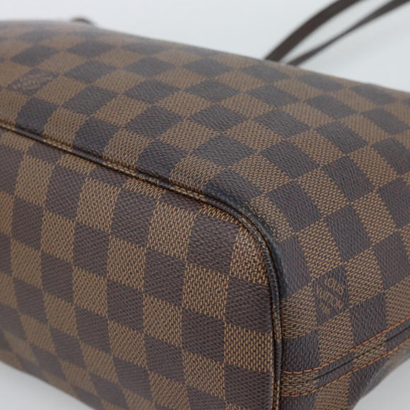 LOUIS VUITTON Damier Ebene Neverfull PM Tote Bag N51109 LV Auth ep15024
