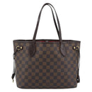 LOUIS VUITTON Damier Ebene Neverfull PM Tote Bag N51109 LV Auth ep15024-13
