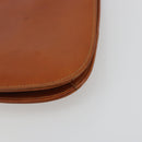 GUCCI Clutch Bag Leather Brown Gold Auth ep15027A-15