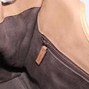 GUCCI GG Canvas Jackie Shoulder Bag Beige Silver 01719 Auth ep15028-20