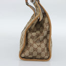 GUCCI GG Canvas Jackie Shoulder Bag Beige Silver 01719 Auth ep15028-4