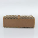 GUCCI GG Canvas Jackie Shoulder Bag Beige Silver 01719 Auth ep15028-9