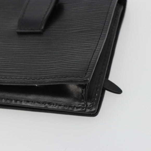LOUIS VUITTON Epi Pochette Ceinture Waist Bag Black M52602 LV Auth ep15030