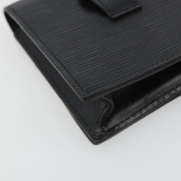 LOUIS VUITTON Epi Pochette Ceinture Waist Bag Black M52602 LV Auth ep15030
