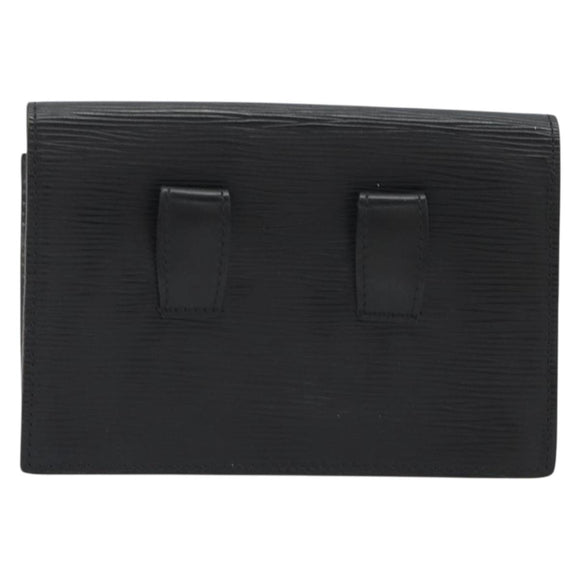 LOUIS VUITTON Epi Pochette Ceinture Waist Bag Black M52602 LV Auth ep15030