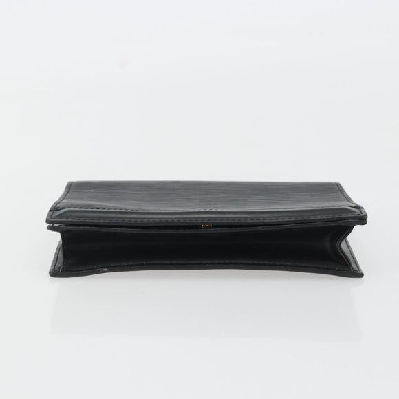 LOUIS VUITTON Epi Pochette Ceinture Waist Bag Black M52602 LV Auth ep15030