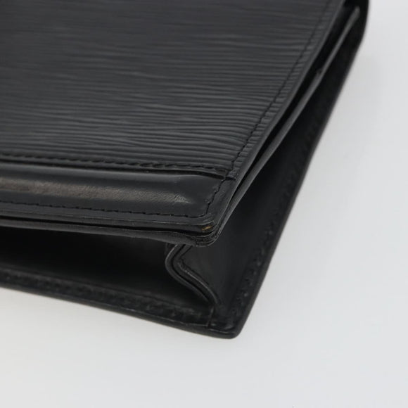 LOUIS VUITTON Epi Pochette Ceinture Waist Bag Black M52602 LV Auth ep15030