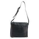 CELINE Schoudertas Leer Zwart Zilver Auth ep15031-1