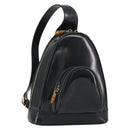 GUCCI Bamboo Shoulder Bag Enamel Black Gold 003 2113 0127 Auth ep15033-1