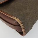 GUCCI Shoulder Bag PVC Canvas Beige Gold Auth ep15035-14