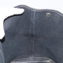 HERMES Garden Party PM Hand Bag Canvas Black Silver Auth ep15036-16