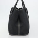 HERMES Garden Party PM Hand Bag Canvas Black Silver Auth ep15036-4