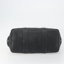 HERMES Garden Party PM Hand Bag Canvas Black Silver Auth ep15036-9