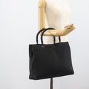 GUCCI GG Canvas Bamboo Hand Bag Nylon Black Silver 002 1010 Auth ep15037-24