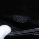 GUCCI Bamboo Hand Bag Leather Black Gold 002 1186 0260 Auth ep15038-17