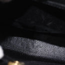 GUCCI Bamboo Hand Bag Leather Black Gold 002 1186 0260 Auth ep15038-10