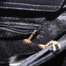 GUCCI Bamboo Hand Bag Leather Black Gold 002 1186 0260 Auth ep15038-23