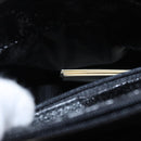 GUCCI Bamboo Hand Bag Leather Black Gold 002 1186 0260 Auth ep15038-11