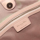 Christian Dior Lady Dior Canage Hand Bag Coated Canvas Pink Gold Auth ep15039-20