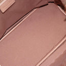 Christian Dior Lady Dior Canage Hand Bag Coated Canvas Pink Gold Auth ep15039-11