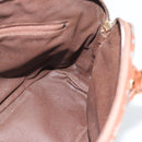 Burberrys Nova Check Hand Bag PVC Beige Gold Auth ep15040-18