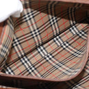 Burberrys Hand Bag Leather Brown Gold Auth ep15041A-20