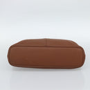 Burberrys Hand Bag Leather Brown Gold Auth ep15041A-5