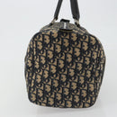 Christian Dior Trotter Canvas Mini Boston Bag Navy Silver Auth ep15043-4