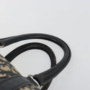 Christian Dior Trotter Canvas Mini Boston Bag Navy Silver Auth ep15043-8