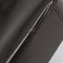 GUCCI Shoulder Bag Patent leather Brown Silver 000 0506 Auth ep15044-14