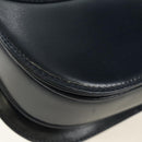GUCCI Chain Shoulder Bag Leather Navy Gold 004 406 0473 Auth ep15047V-11
