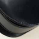GUCCI Chain Shoulder Bag Leather Navy Gold 004 406 0473 Auth ep15047V-13