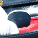 GUCCI Chain Shoulder Bag Leather Navy Gold 004 406 0473 Auth ep15047V-29