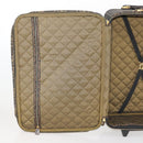 FENDI Carry Case Zucca Canvas Black Brown Auth ep15049A-26