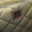 FENDI Carry Case Zucca Canvas Black Brown Auth ep15049A-29