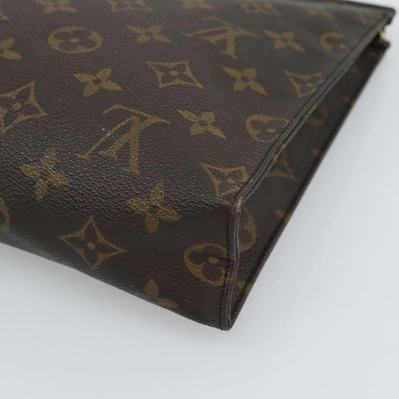 LOUIS VUITTON Monogram Poche Toilette 26 Pouch M47542 LV Auth ep15050