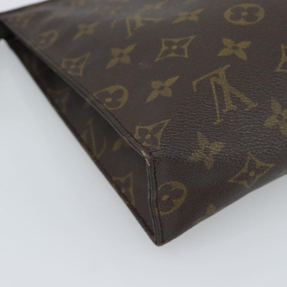 LOUIS VUITTON Monogram Poche Toilette 26 Pouch M47542 LV Auth ep15050