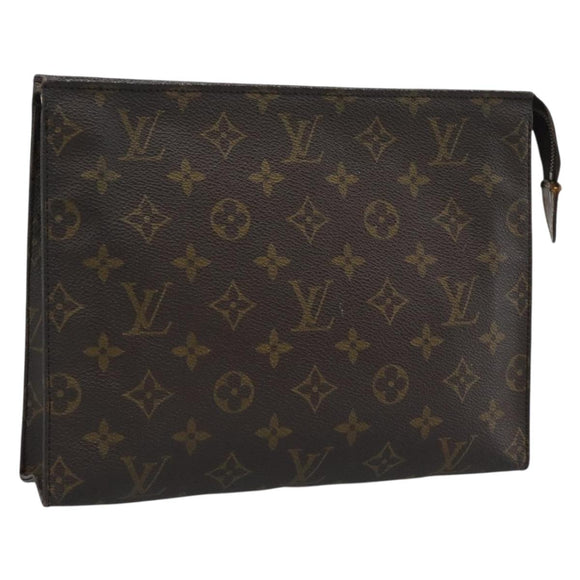 LOUIS VUITTON Monogram Poche Toilette 26 Pouch M47542 LV Auth ep15050